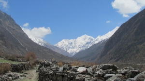 la vallée de l'annapurna.
